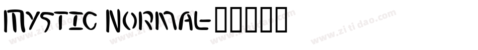 Mystic Normal字体转换